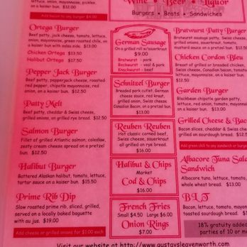 Gustav's - German Near Me - Leavenworth, Washington