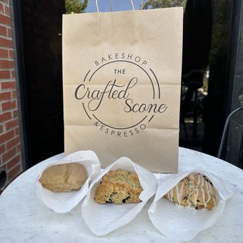 The Crafted Scone - Scone Varieties (maple, blueberry and chocolate chip). - Bakeries Near Me - Murrieta, California The Crafted Scone - Scone Varieties (maple, blueberry and chocolate chip). - Bakeries Near Me - Murrieta, California