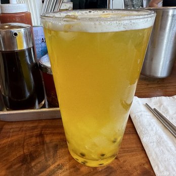 Joy - Passion Fruit Tea with aloe vera - Taiwanese Near Me - Los Angeles, California