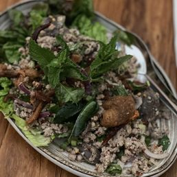 Duck larb