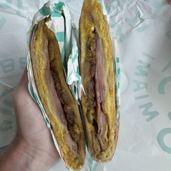 Cubatón Sandwich Shop - Hot Honey Cubano Sandwich - Cuban Near Me - Miami Beach, Florida