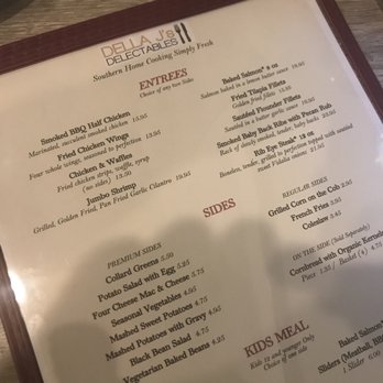 Della J's Delectables - Menu - Southern Near Me - Alexandria, Virginia