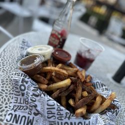 The Salted Fry - Large fry with Dollop Maple Bacon, Gnome Garden and the Salted Fry Ketchup.