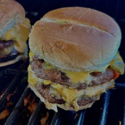 Hub City Brewing - Hub City Double Green Chili Cheeseburger Basket. Can't be better done than this one.