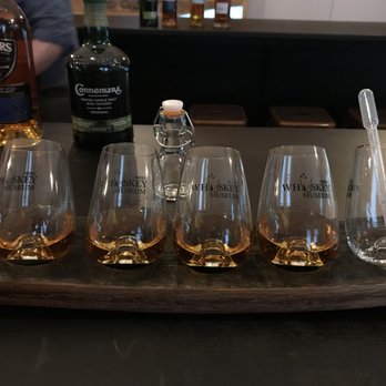 Irish Whiskey Museum - Whiskey tasting. Powers was my favorite and the peated whiskey was my least favorite - Historical Tours Near Me - Dublin, D
