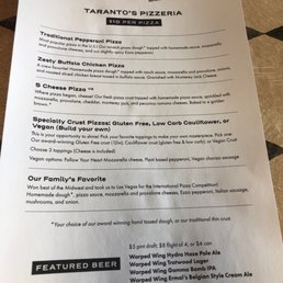 Puzza & Beer Week Menu2021