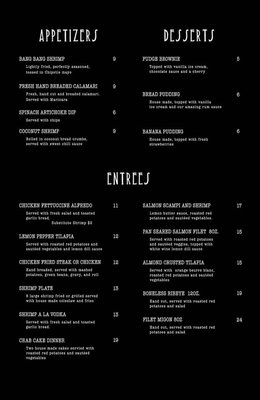 Menu photo 2 The Bunker Canton, TX