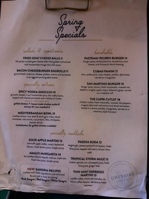 Menu photo 1 Cheshire Pizza & Ale Cheshire, CT Menu photo 1 Cheshire Pizza & Ale Cheshire, CT