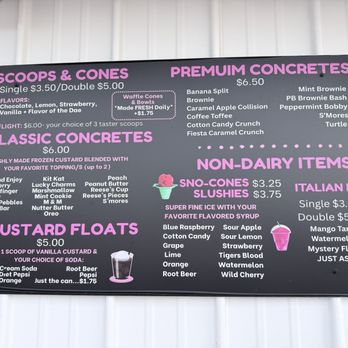 JD's Frozen Custard - Menu - Ice Cream & Frozen Yogurt Near Me - Englewood, Ohio JD's Frozen Custard - Menu - Ice Cream & Frozen Yogurt Near Me - Englewood, Ohio