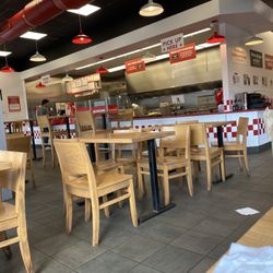 Five Guys - See? The place is empty at 5:10 pm