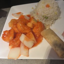 Sweet and sour shrimp Sweet and sour shrimp