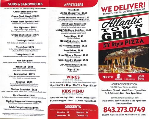 Menu photo 1 Atlantic Town Grill Atlantic Beach, SC