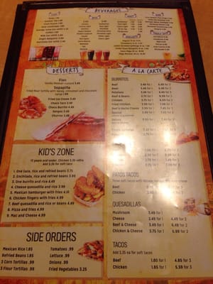 Menu photo 1 El Ranchero Mexican Grill And Bar Franklin, VA Menu photo 1 El Ranchero Mexican Grill And Bar Franklin, VA