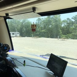 Red Oak Resort & RV Park - What all the RV spots in this new area look like! No grass, trees or access to ANYTHING