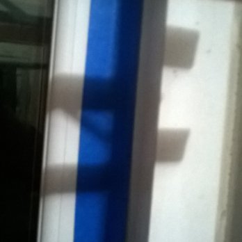 Feldco - blue tape stops air that comes between the window & frame.The frame is then screwed to house So window to frame leaks frame to house doesn't - Windows Installation Near Me - Des Plaines, Illinois Feldco - blue tape stops air that comes between the window & frame.The frame is then screwed to house So window to frame leaks frame to house doesn't - Windows Installation Near Me - Des Plaines, Illinois