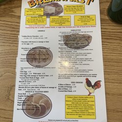 Mama's Kitchen - Breakfast menu