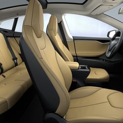 Electric Limo - Interior of car.