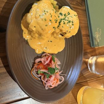 Filthy Animal - Crabcake Benedict - Cocktail Bars Near Me - Tempe, Arizona