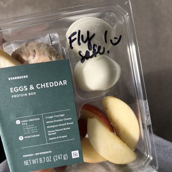 Starbucks - a plastic container of eggs and cheddar - Coffee & Tea Near Me - Denver, Colorado