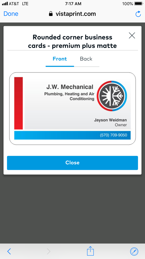 Slide of J W Mechanical