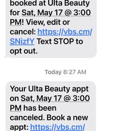Cancellation the day of my very special event Cancellation the day of my very special event