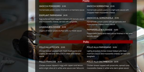 Menu photo 1 Mia Nonna's Cucina Flanders, NJ