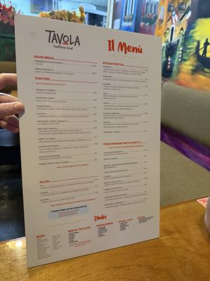 Menu photo 1 Tavola San Juan, PR Menu photo 1 Tavola San Juan, PR