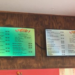 Tacos Pirekua - Menu