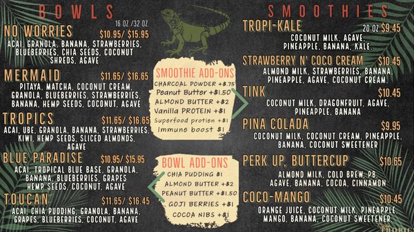 Menu photo 6 Café Tropics San Diego, CA Menu photo 6 Café Tropics San Diego, CA