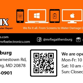 Mr Fix - Mobile Phone Repair Near Me - Gaithersburg, Maryland Mr Fix - Mobile Phone Repair Near Me - Gaithersburg, Maryland