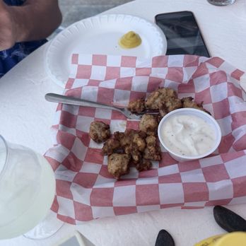 Bubba Brew's - Rocky Mountain Oysters... my buddy at the table ordered this. No opinions - Sports Bars Near Me - Hot Springs, Arkansas