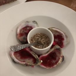 Raw oyster starter