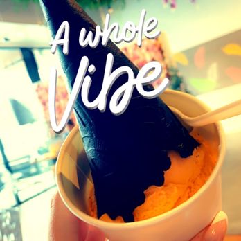 Cafe Miki - Thai Tea Ice cream with a midnight vanilla waffle cone!! It was amazing!! - Bubble Tea Near Me - Woodbridge, Virginia Cafe Miki - Thai Tea Ice cream with a midnight vanilla waffle cone!! It was amazing!! - Bubble Tea Near Me - Woodbridge, Virginia