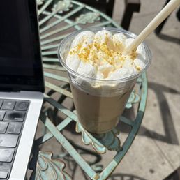 Iced Whipped Honey Latte Iced Whipped Honey Latte