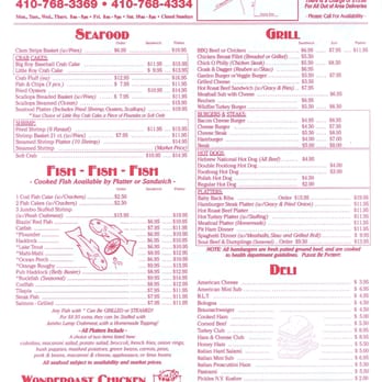 Roy's Kwik Korner - Menu - 1 of 2 - Delis Near Me - Glen Burnie, Maryland