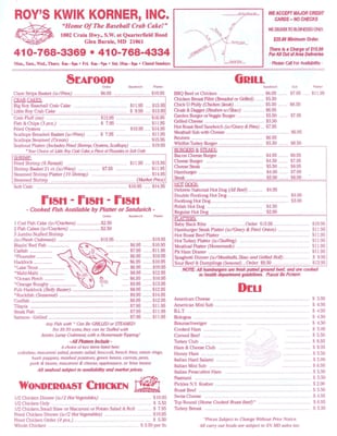 Menu photo 3 Roy's Kwik Korner Glen Burnie, MD Menu photo 3 Roy's Kwik Korner Glen Burnie, MD