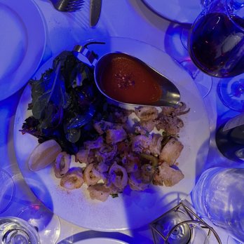 Gourmet Italia - Calamari Fritti w/ cherry peppers - Italian Near Me - Temecula, California Gourmet Italia - Calamari Fritti w/ cherry peppers - Italian Near Me - Temecula, California