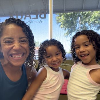 Beaux Curl Up N Studio - All 3 of us got a curly trim by Matt. - Hair Stylists Near Me - Hayward, California Beaux Curl Up N Studio - All 3 of us got a curly trim by Matt. - Hair Stylists Near Me - Hayward, California