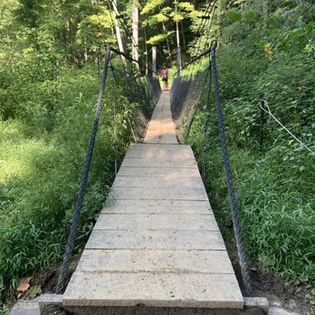Hocking Hills State Park - Bridge to Hemlock Grove and Whispering Cave. - Hiking Near Me - Logan, Ohio