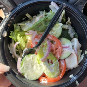 Subway - a bowl of salad with a fork in it - Sandwiches Near Me - Ellensburg, Washington
