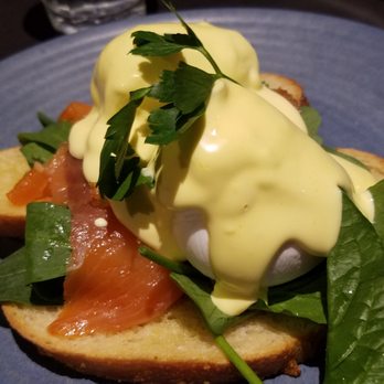 The Coffee Club - Eggs benedict with smoked salmon and spinach on ciabatta bread - Restaurants Near Me - Penrith, NSW The Coffee Club - Eggs benedict with smoked salmon and spinach on ciabatta bread - Restaurants Near Me - Penrith, NSW