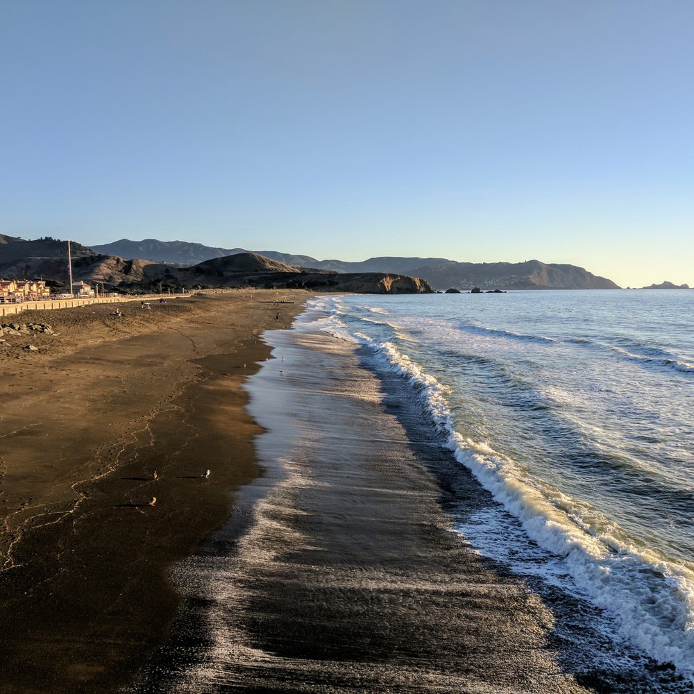 Pacifica Pier - Lovely view from the base of the pier. - Beaches Near Me - Pacifica, California Pacifica Pier - Lovely view from the base of the pier. - Beaches Near Me - Pacifica, California