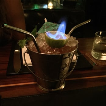 Bourbon Steak - The cocktail. Zombie something. - Steakhouses Near Me - Glendale, California