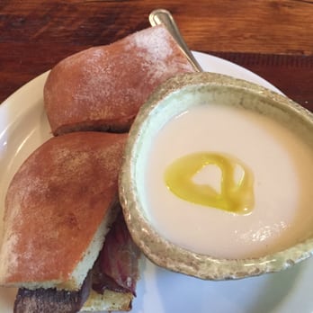 Brick & Tin - Brisket panini and cauliflower soup! - Sandwiches Near Me - Birmingham, Alabama