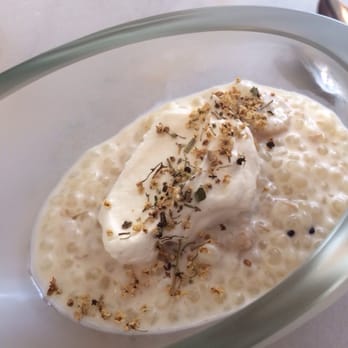 Maurice - Banana tapioca pudding. It was good, not too sweet. Not very strong in banana flavor though. - French Near Me - Portland, Oregon Maurice - Banana tapioca pudding. It was good, not too sweet. Not very strong in banana flavor though. - French Near Me - Portland, Oregon