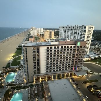 Orion's Roof - View of the Embassy Suites and the beach - Asian Fusion Near Me - Virginia Beach, Virginia Orion's Roof - View of the Embassy Suites and the beach - Asian Fusion Near Me - Virginia Beach, Virginia
