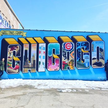 Greetings From - Greetings! - Public Art Near Me - Chicago, Illinois