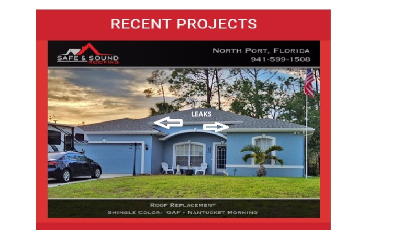 Slide of Safe and Sound Roofing