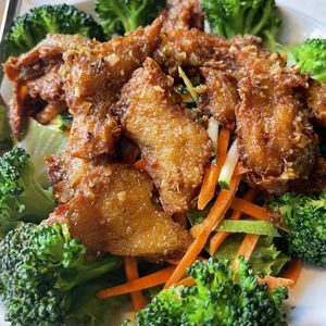 Photo of Golden Era Vegan Restaurant - San Francisco, CA, United States. Sp4. Lemongrass Deluxe Specialty