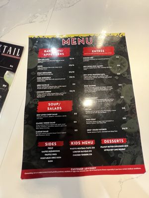 Menu photo 2 New Levels Bar And Grill Naples, FL